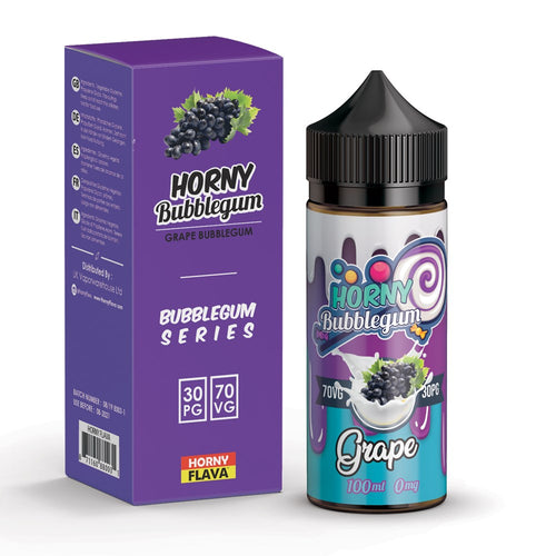 Horny Flava Bubblegum - Grape 120ml