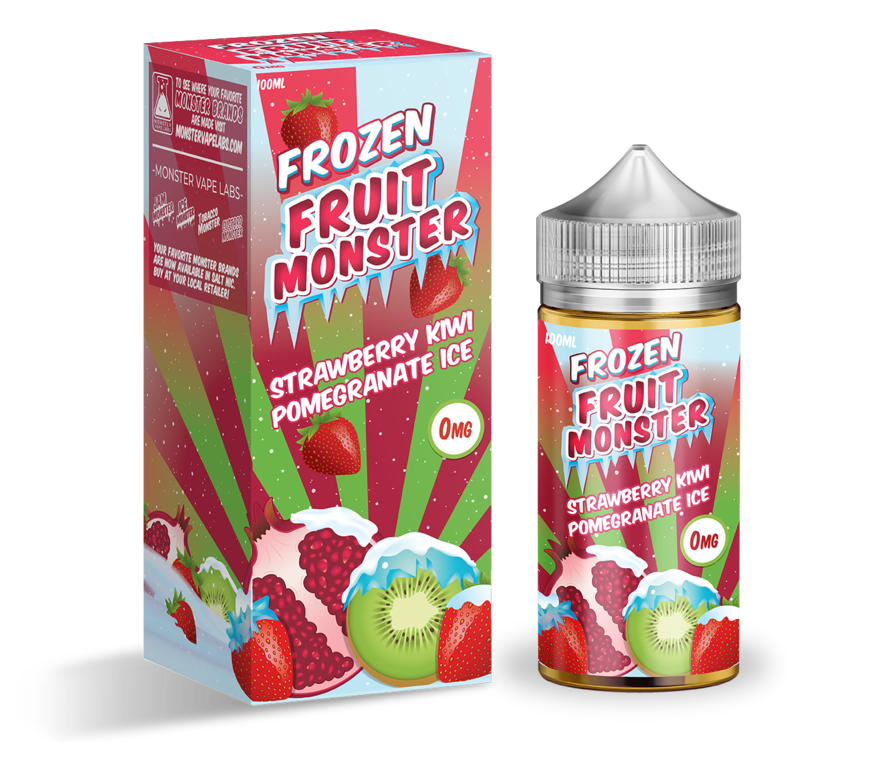 Frozen Fruit Monster - Strawberry Kiwi Pomegranate Ice 100ml