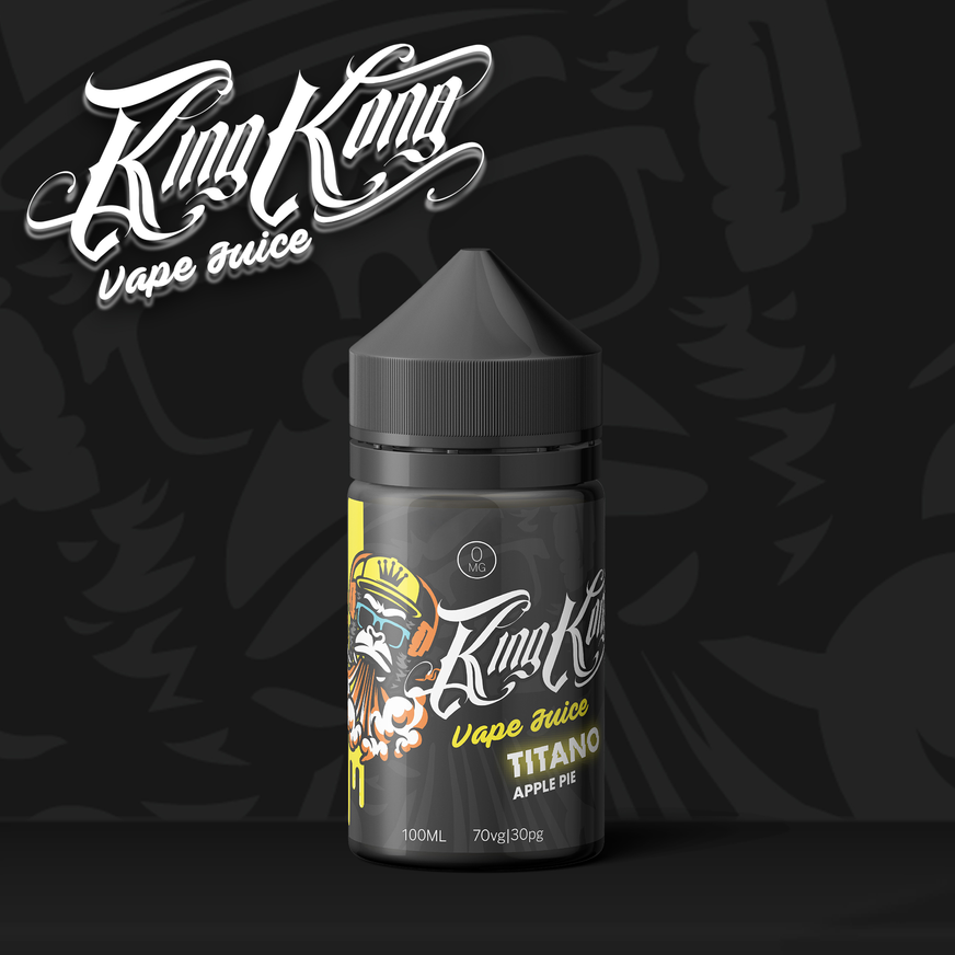 King Kong Vape Juice - Titano - Apple Pie 100ml