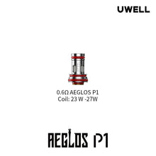 Load image into Gallery viewer, Uwell Aeglos P1 Replacement Coils