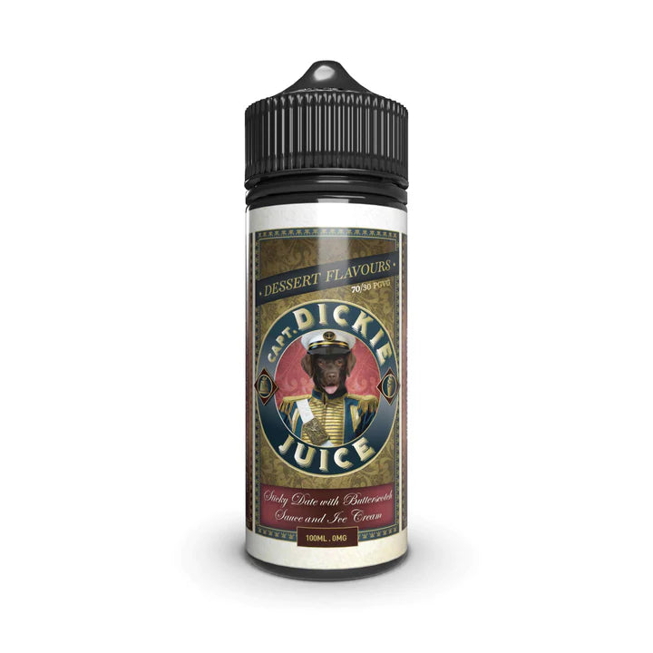 Captain Dickies Dessert - Sticky Date with Butterscotch Sauce and Ice Cream 100ml